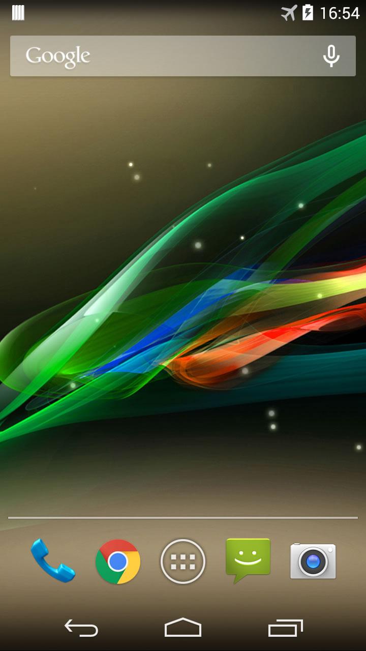 اسکرین شات 1 برنامه Wave Z1 Live Wallpaper