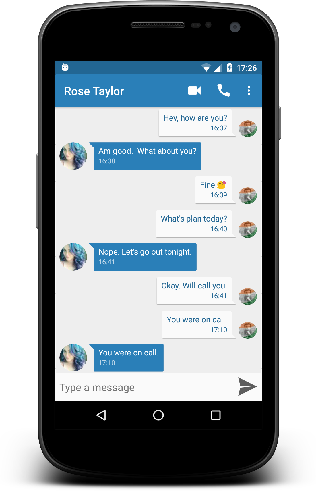 اسکرین شات 3 برنامه AW - video calls and chat