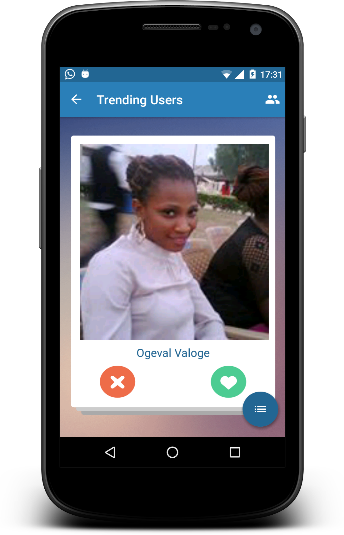 اسکرین شات 4 برنامه AW - video calls and chat