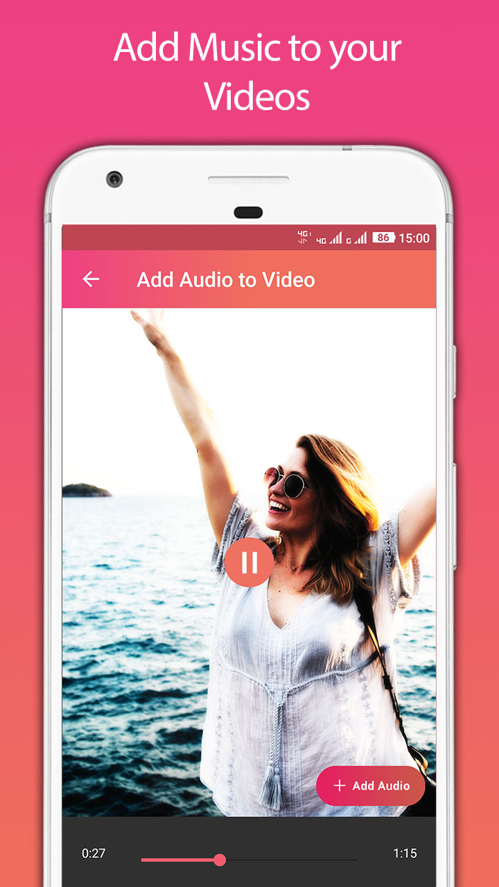 اسکرین شات 5 برنامه Video Sound Editor : Add Audio