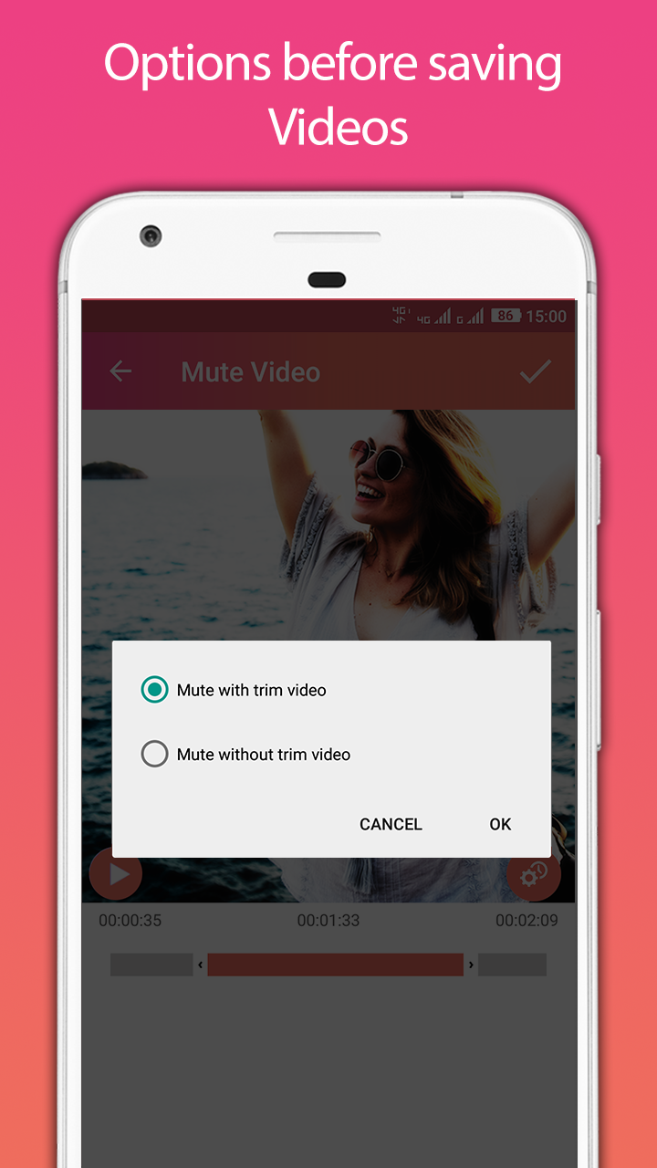 اسکرین شات 4 برنامه Video Sound Editor : Add Audio