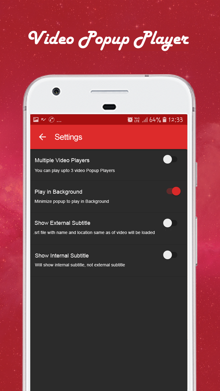 اسکرین شات 7 برنامه Multiple Video Popup Player