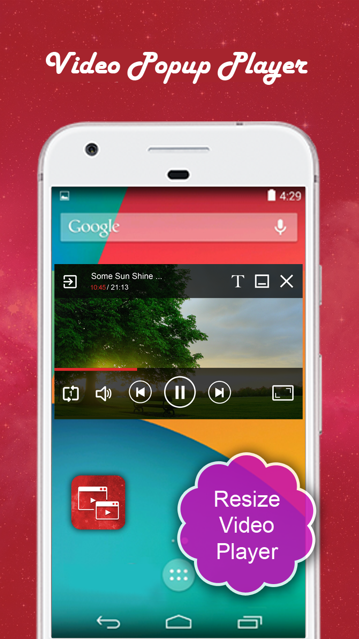 اسکرین شات 2 برنامه Multiple Video Popup Player