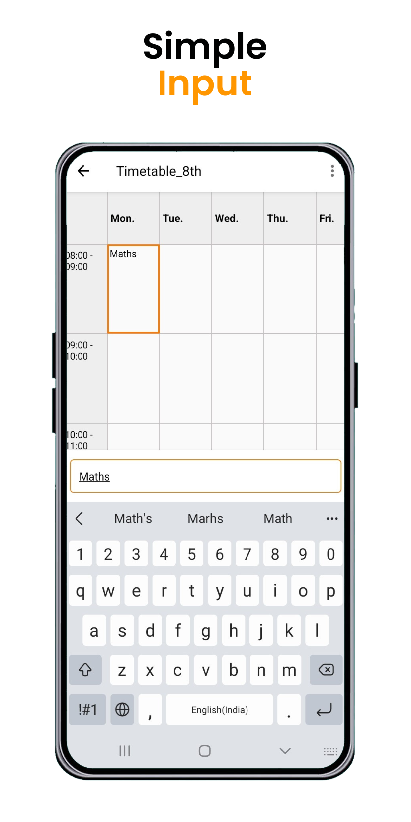 اسکرین شات 2 برنامه TimetableNotes