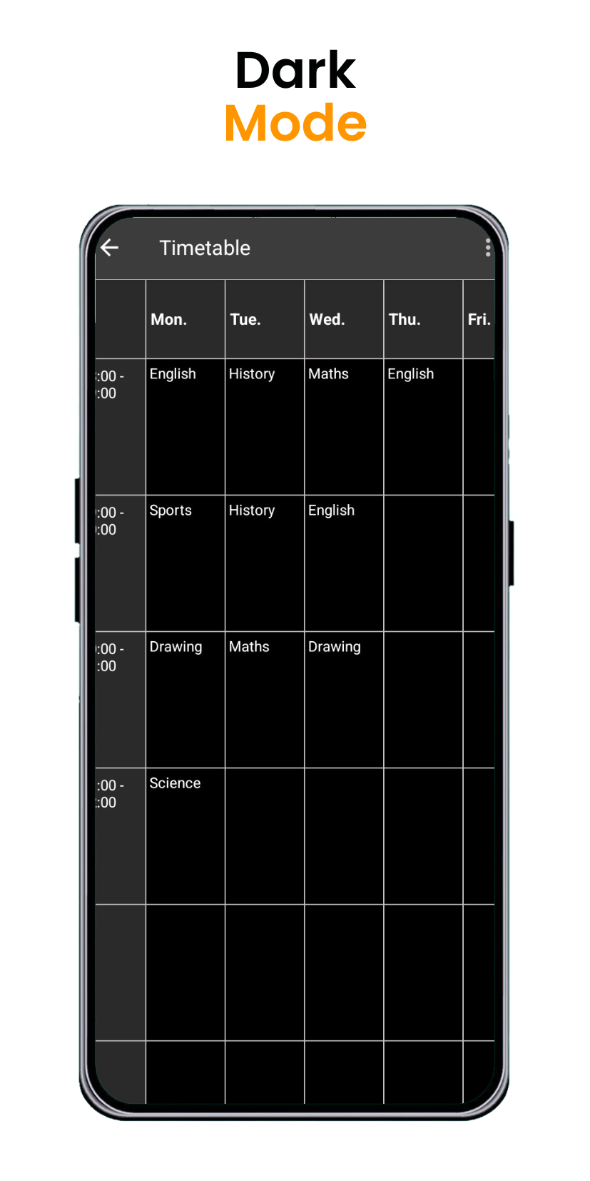 اسکرین شات 6 برنامه TimetableNotes