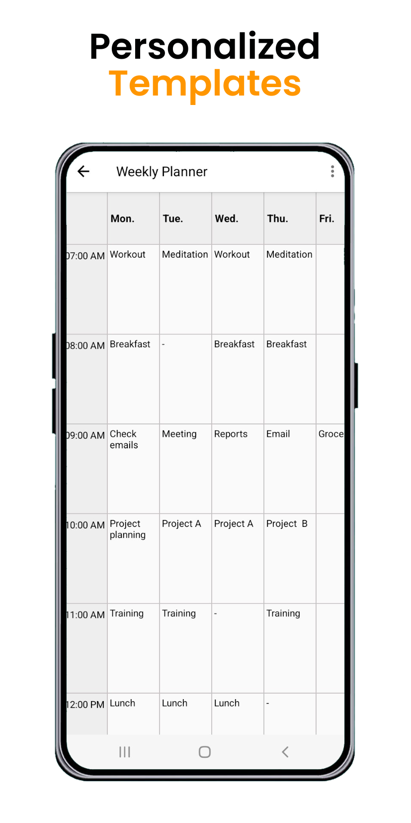 اسکرین شات 7 برنامه TimetableNotes
