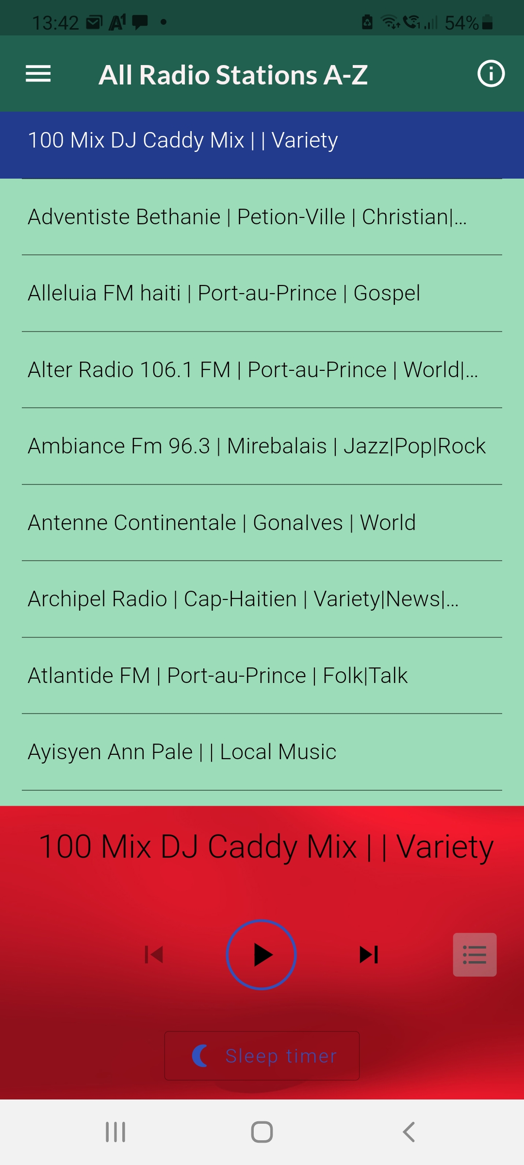 اسکرین شات 2 برنامه Haiti Radio - All Haiti Radios