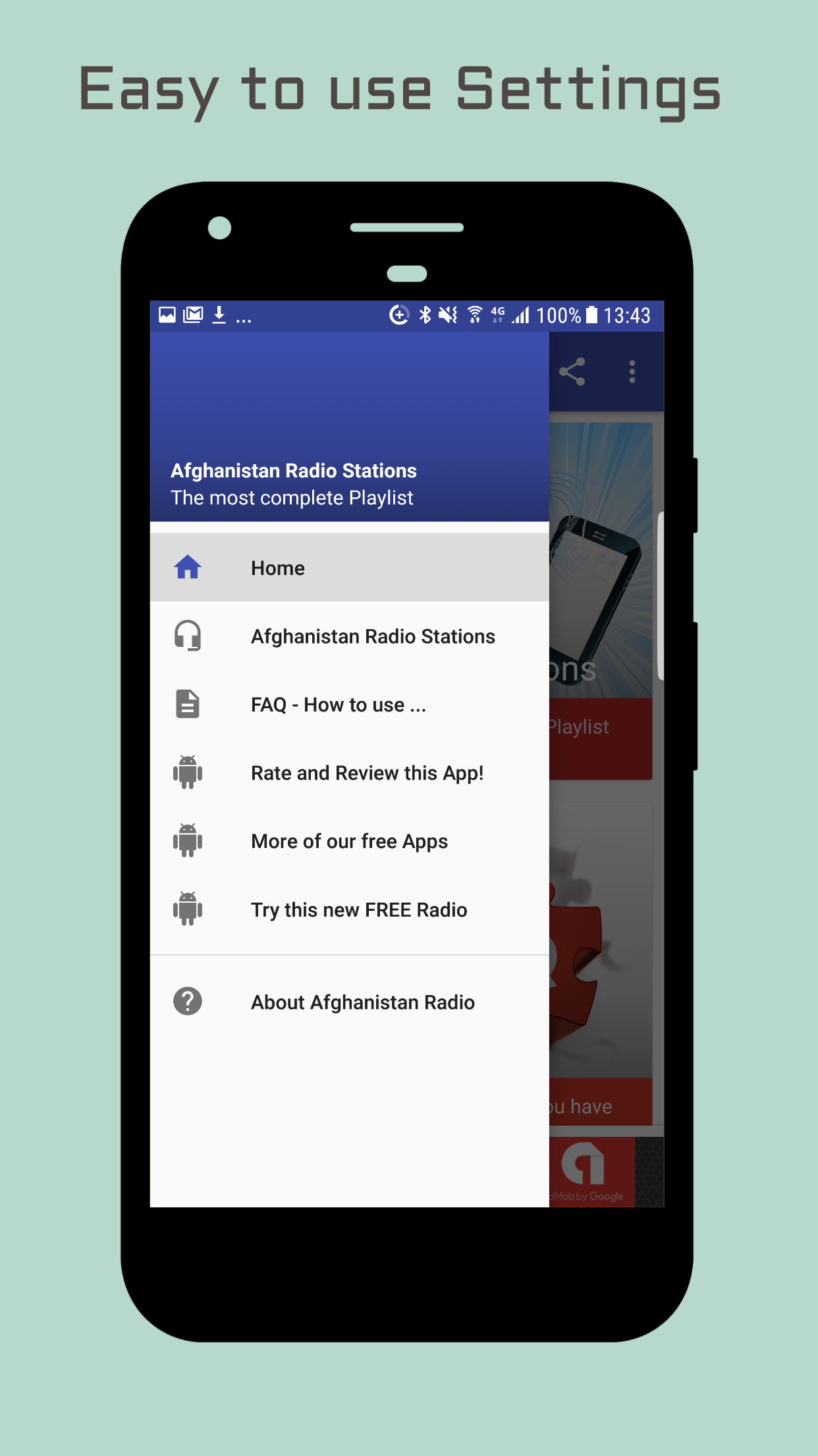 اسکرین شات 3 برنامه Afghanistan Radio Stations