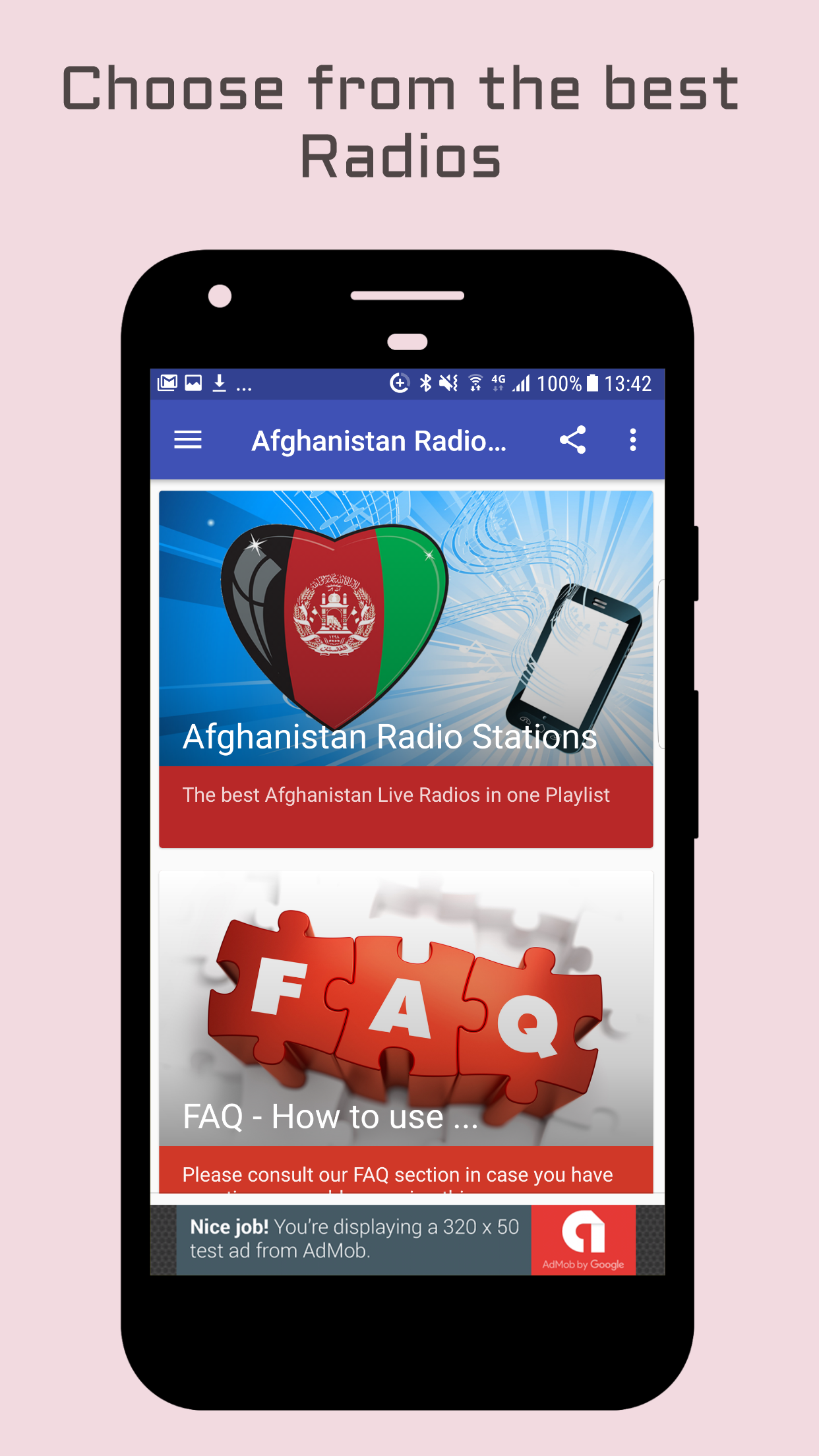 اسکرین شات 1 برنامه Afghanistan Radio Stations