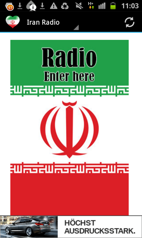 اسکرین شات 1 برنامه Iran Radio Music & News