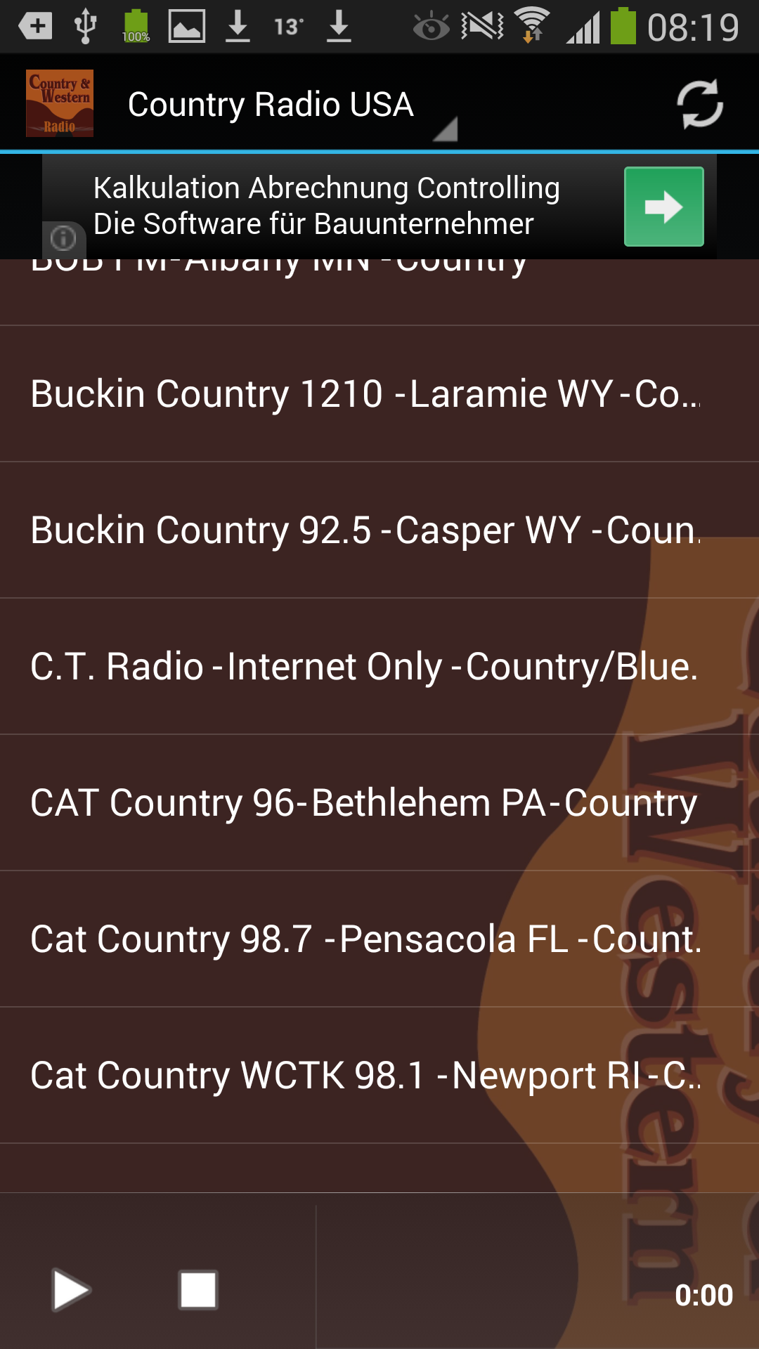 اسکرین شات 2 برنامه Country Music Radio USA