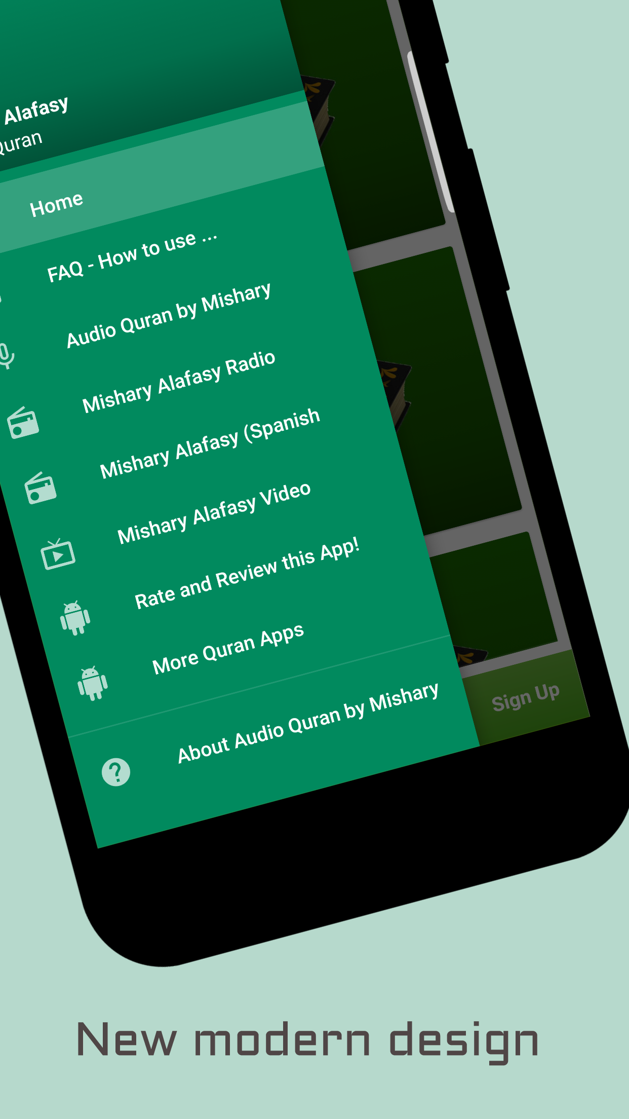 اسکرین شات 3 برنامه Audio Quran by Mishary Alafasy