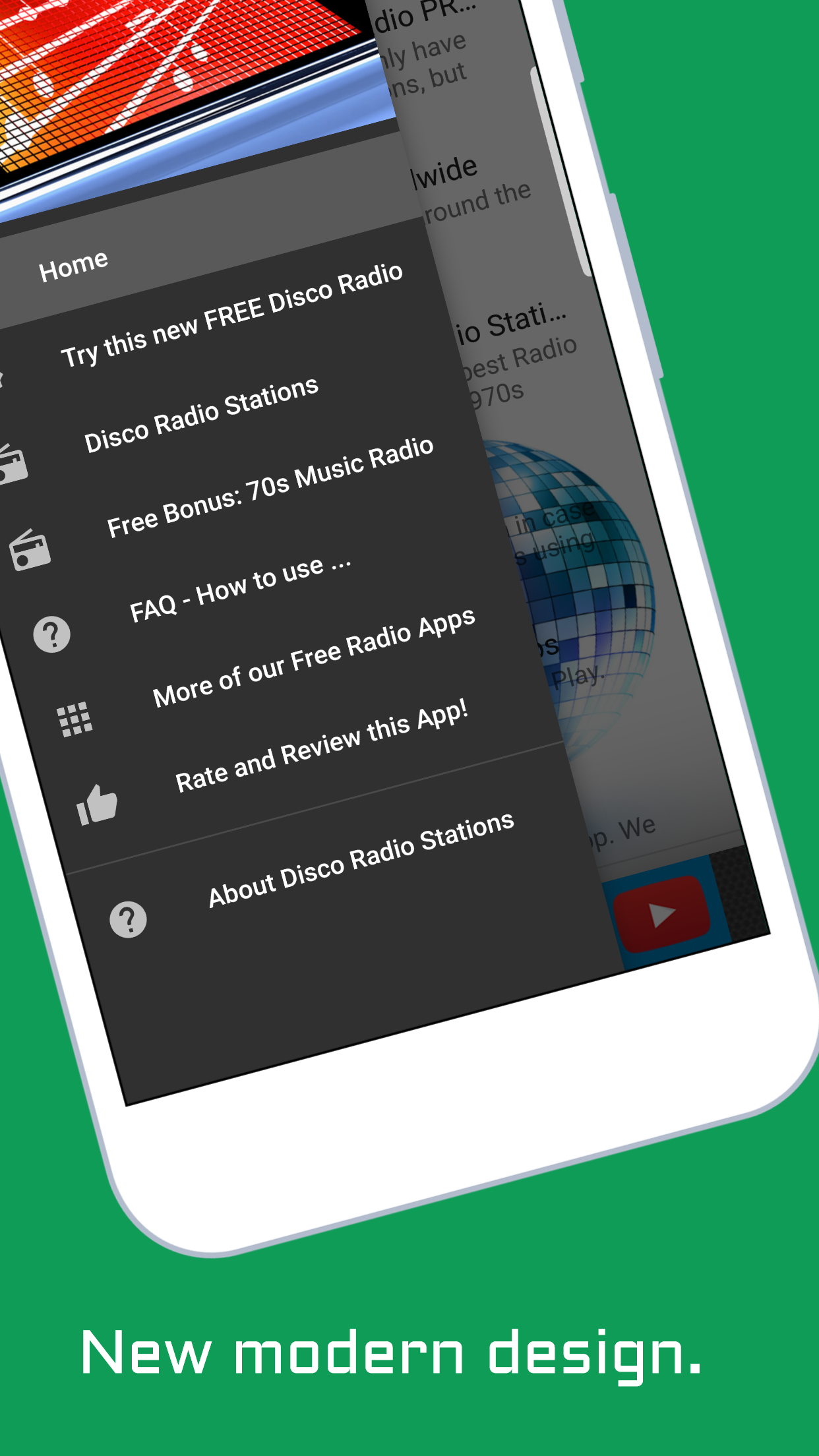 اسکرین شات 3 برنامه Disco Music Radio Stations