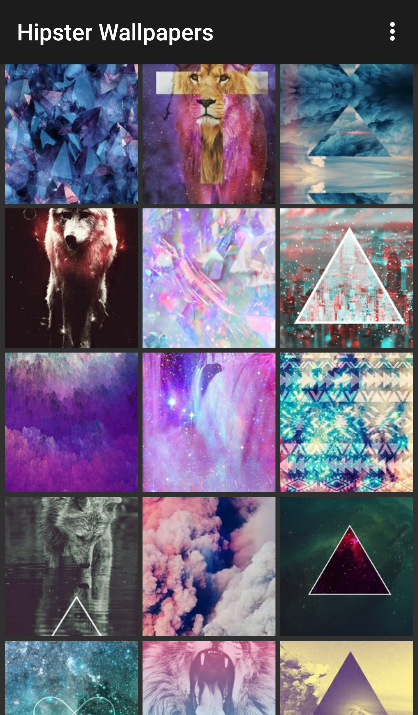 اسکرین شات 2 برنامه Hipster Wallpapers