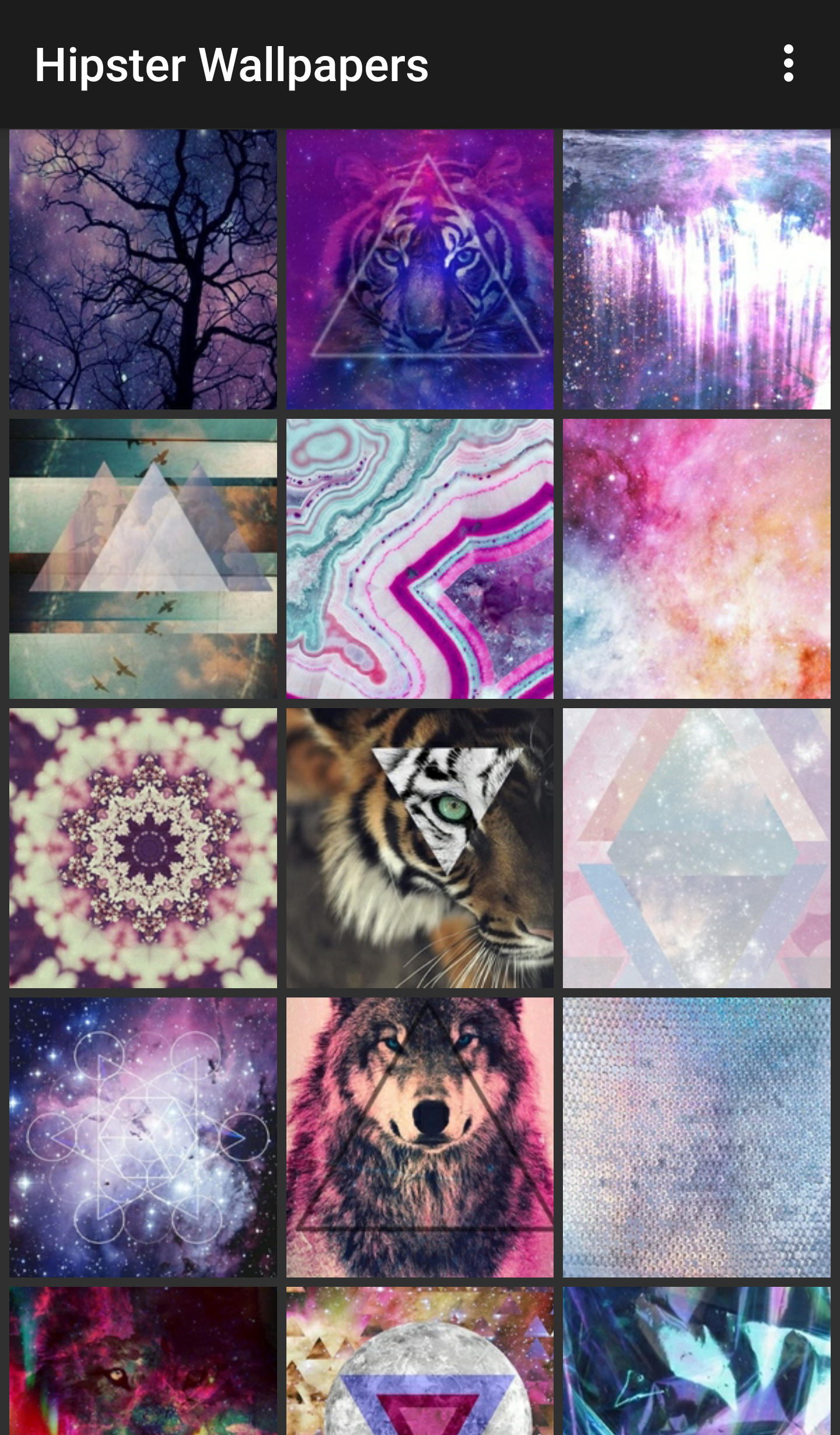 اسکرین شات 3 برنامه Hipster Wallpapers