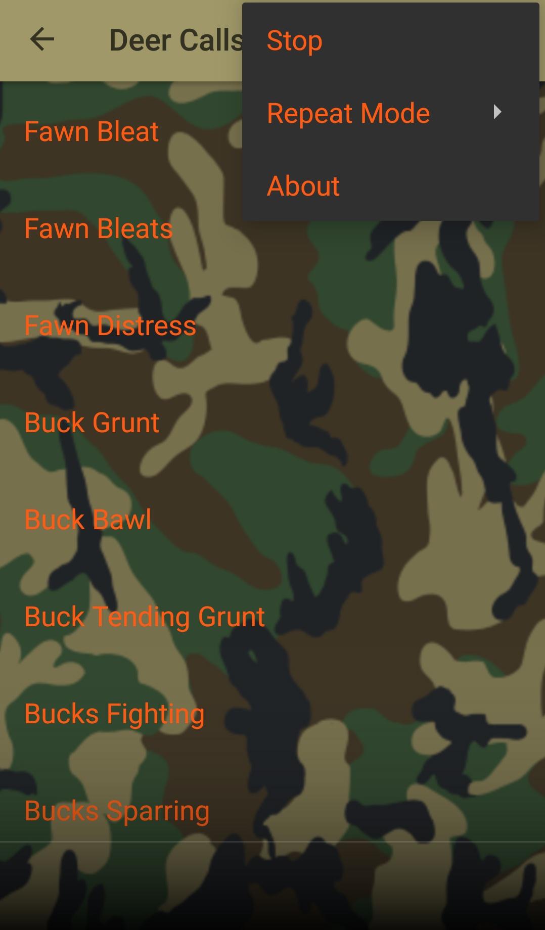 اسکرین شات 7 برنامه Deer Hunting Calls Soundboard