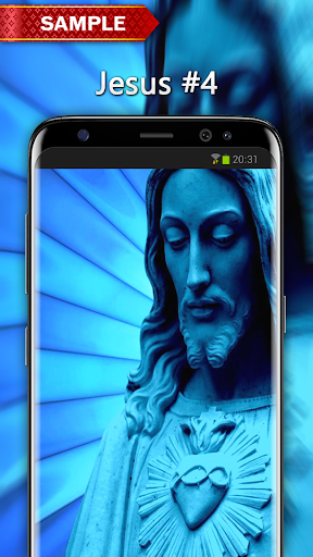 اسکرین شات 5 برنامه Jesus Wallpapers