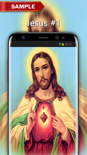 اسکرین شات 2 برنامه Jesus Wallpapers