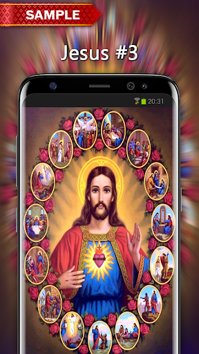اسکرین شات 4 برنامه Jesus Wallpapers
