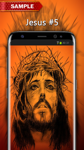 اسکرین شات 6 برنامه Jesus Wallpapers