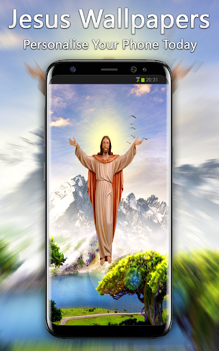 اسکرین شات 1 برنامه Jesus Wallpapers
