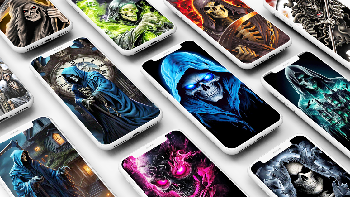 اسکرین شات 1 برنامه Grim Reaper Wallpaper