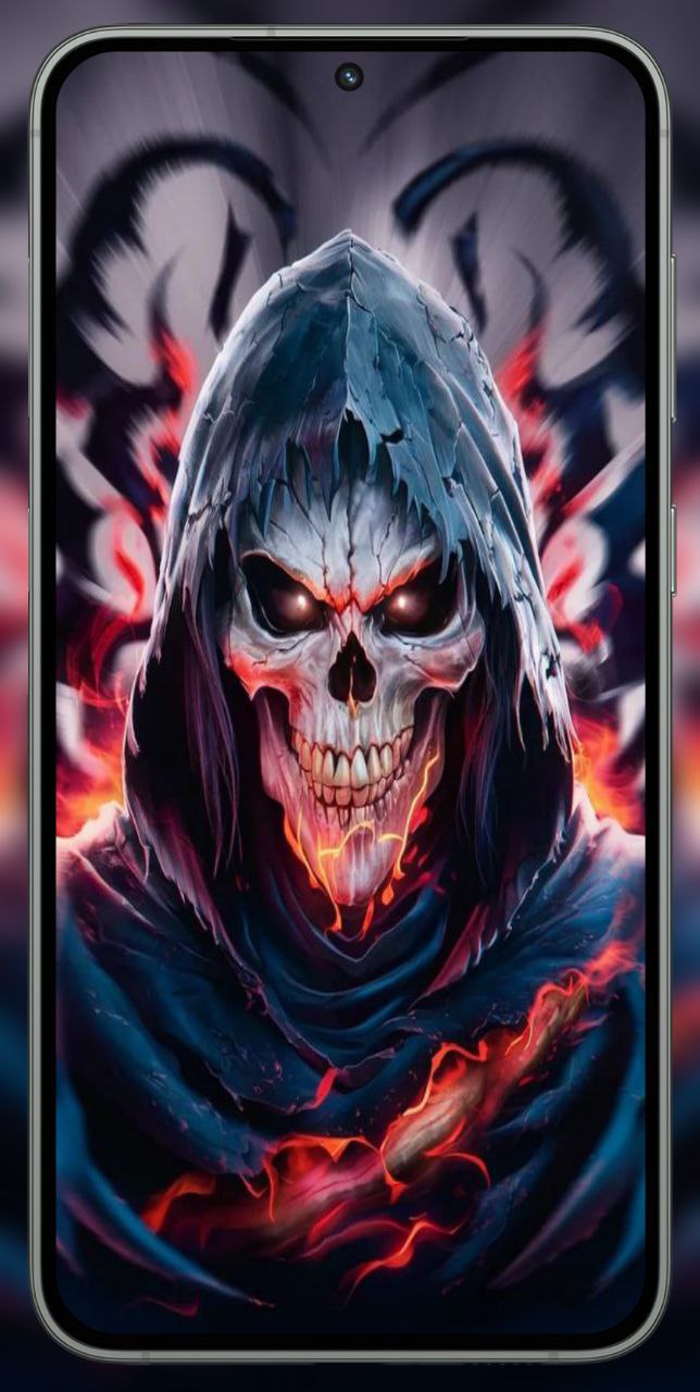 اسکرین شات 2 برنامه Grim Reaper Wallpaper