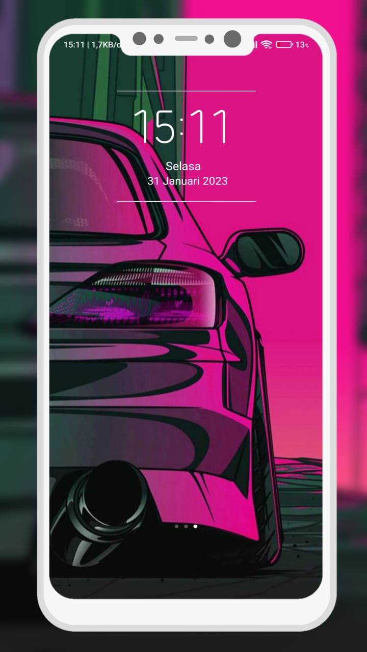 اسکرین شات 5 برنامه Lock Screen Wallpaper