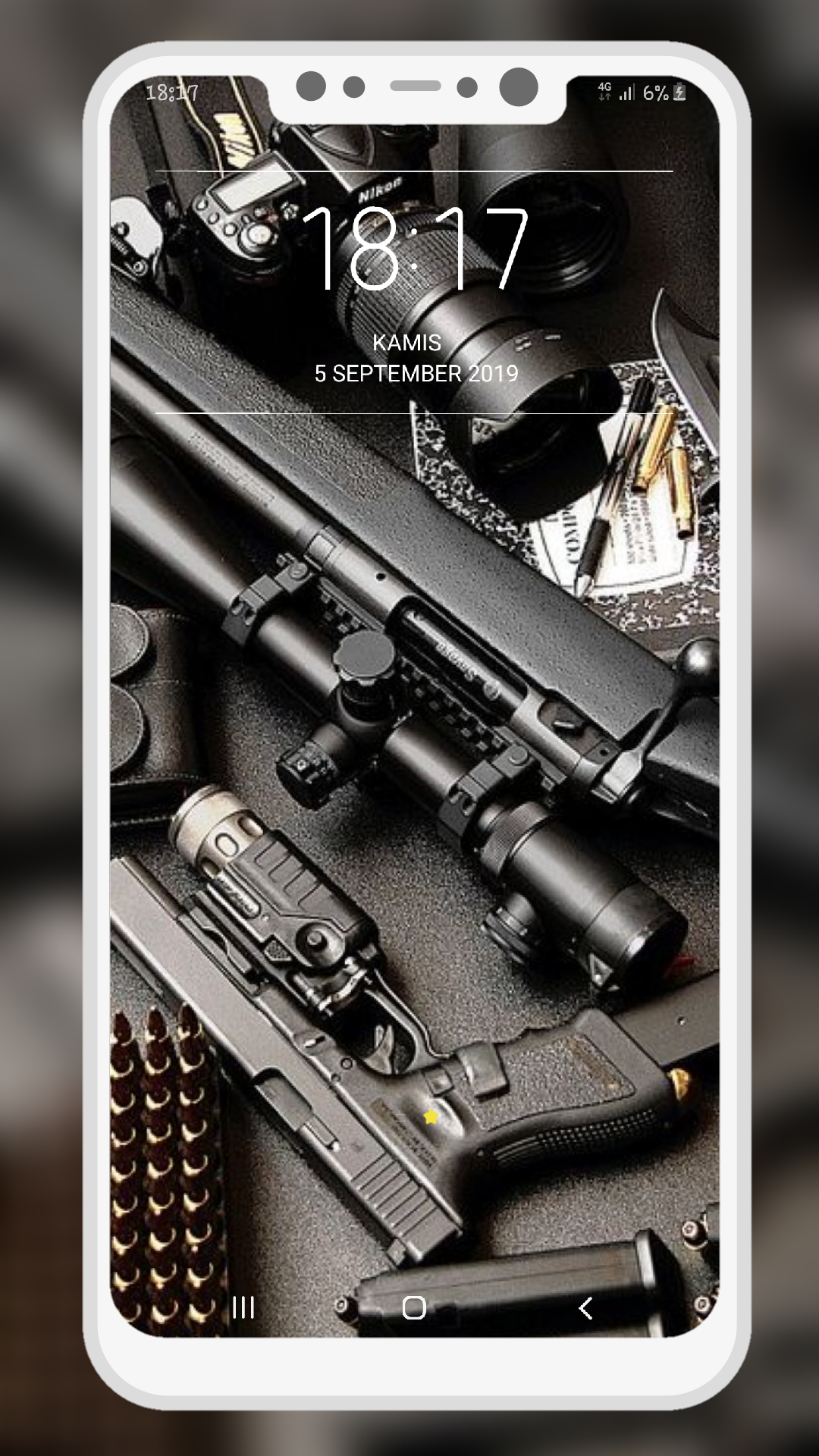 اسکرین شات 5 برنامه Gun Wallpapers