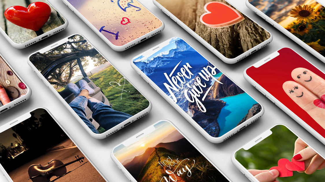 اسکرین شات 1 برنامه Mood Wallpaper