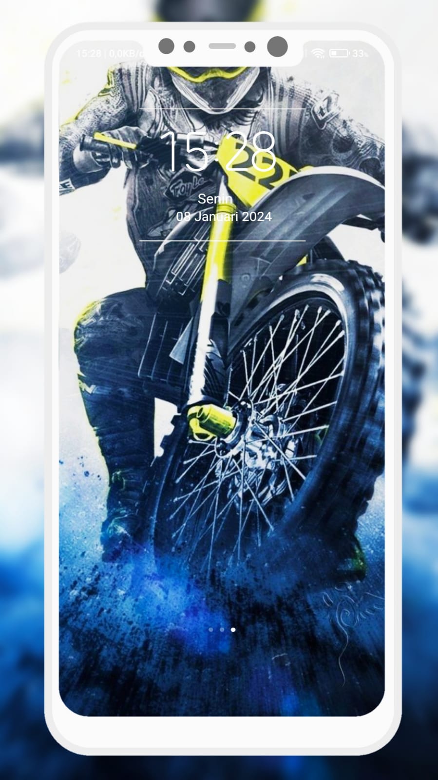 اسکرین شات 1 برنامه Motocross Wallpaper
