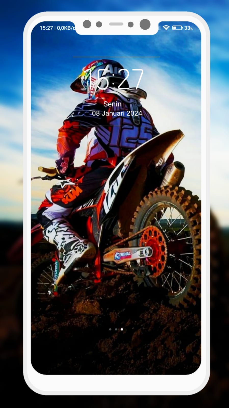 اسکرین شات 6 برنامه Motocross Wallpaper
