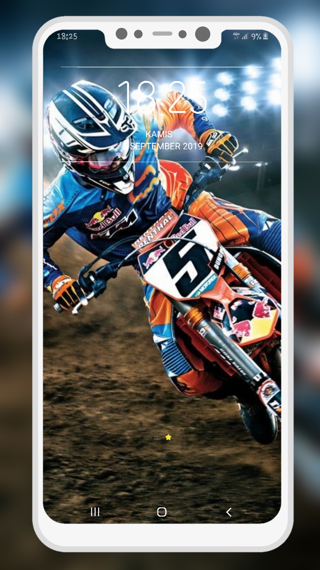 اسکرین شات 3 برنامه Motocross Wallpaper
