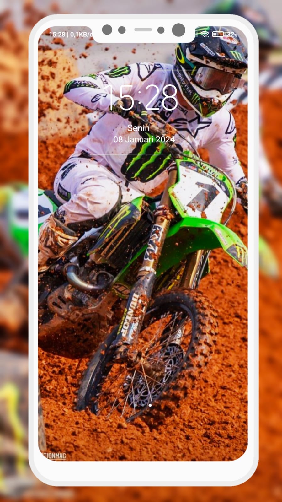 اسکرین شات 7 برنامه Motocross Wallpaper