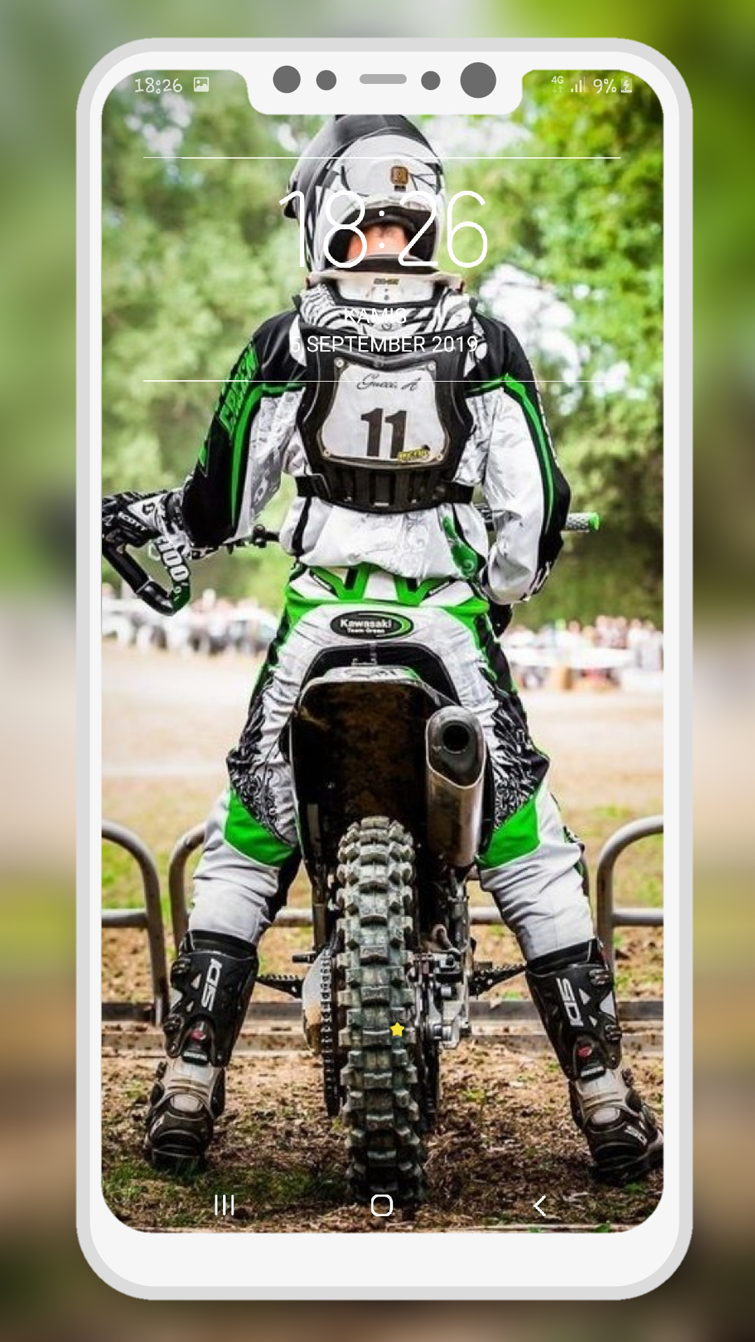 اسکرین شات 4 برنامه Motocross Wallpaper