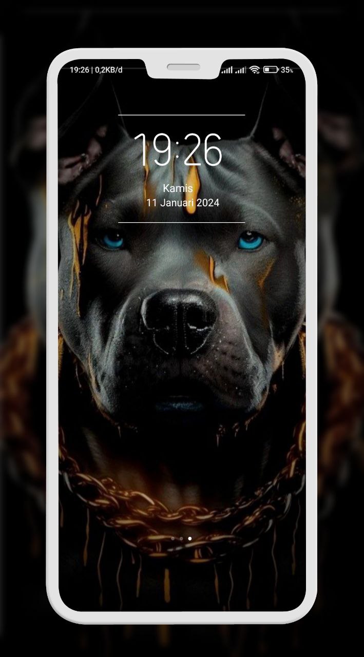 اسکرین شات 3 برنامه Pitbull Wallpaper