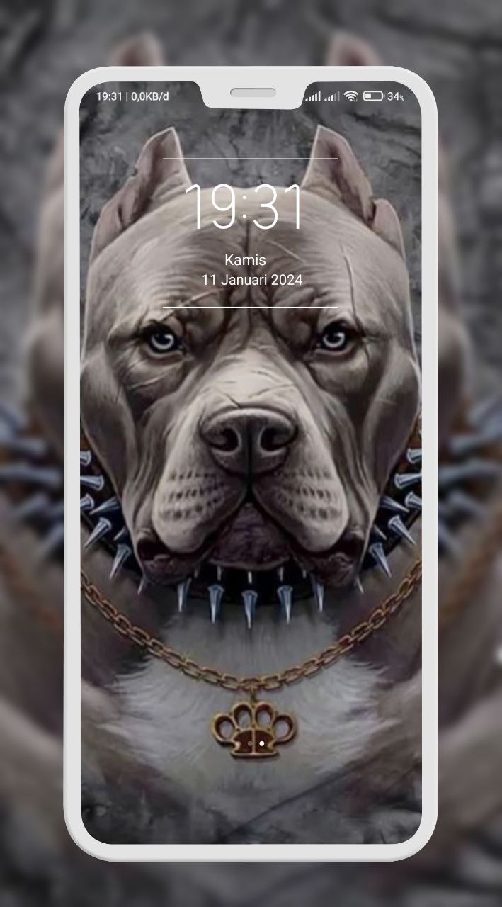 اسکرین شات 2 برنامه Pitbull Wallpaper