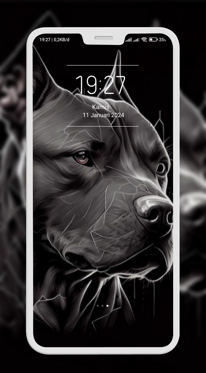 اسکرین شات 7 برنامه Pitbull Wallpaper