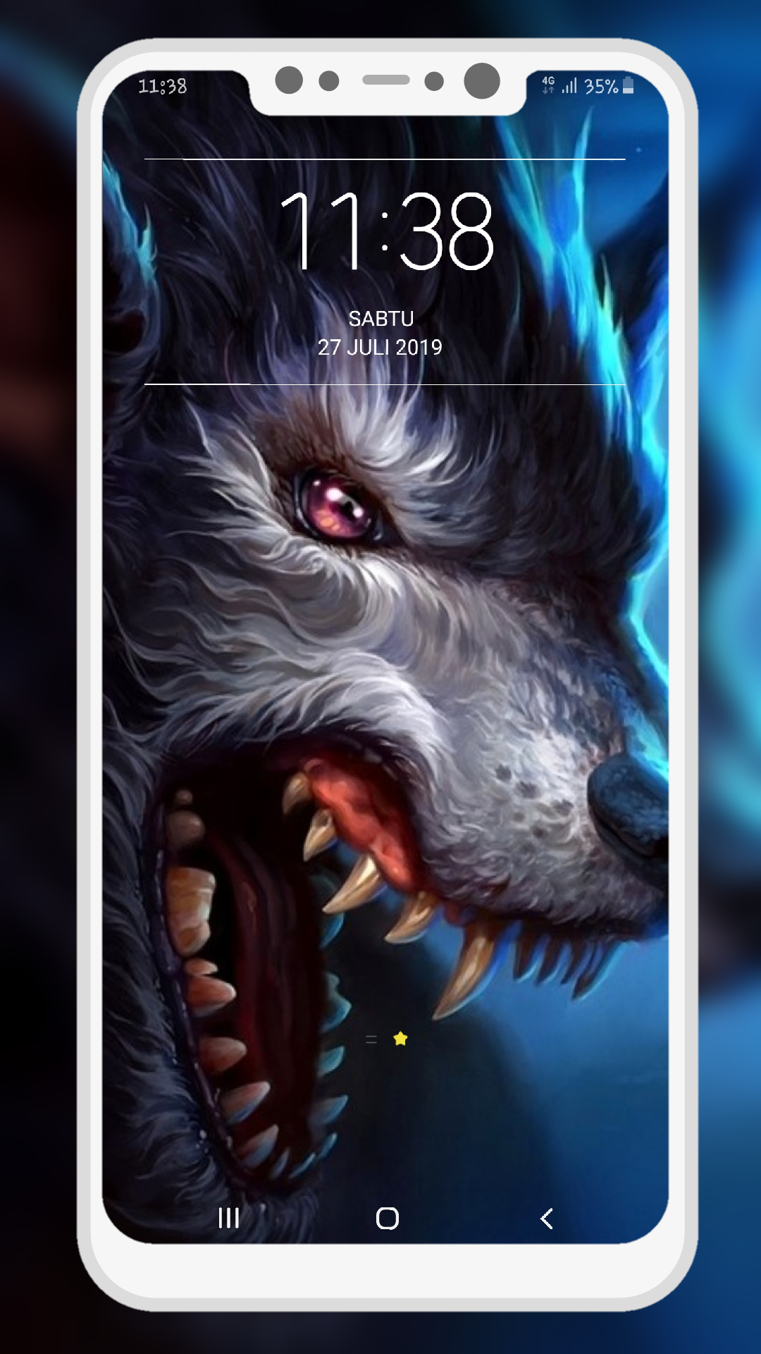 اسکرین شات 2 برنامه Werewolf Wallpaper