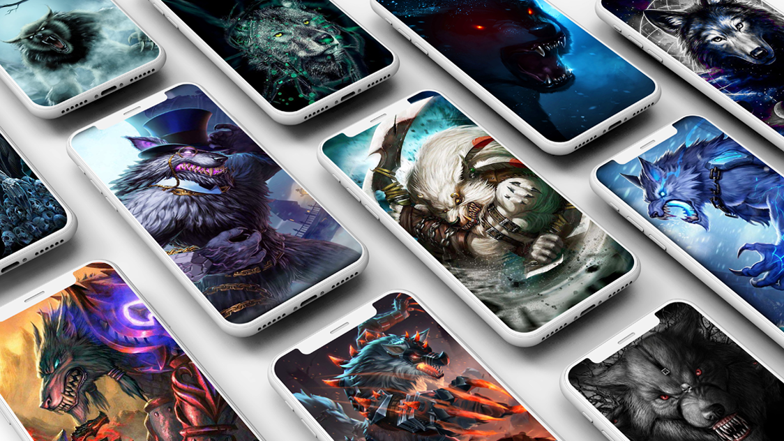 اسکرین شات 1 برنامه Werewolf Wallpaper