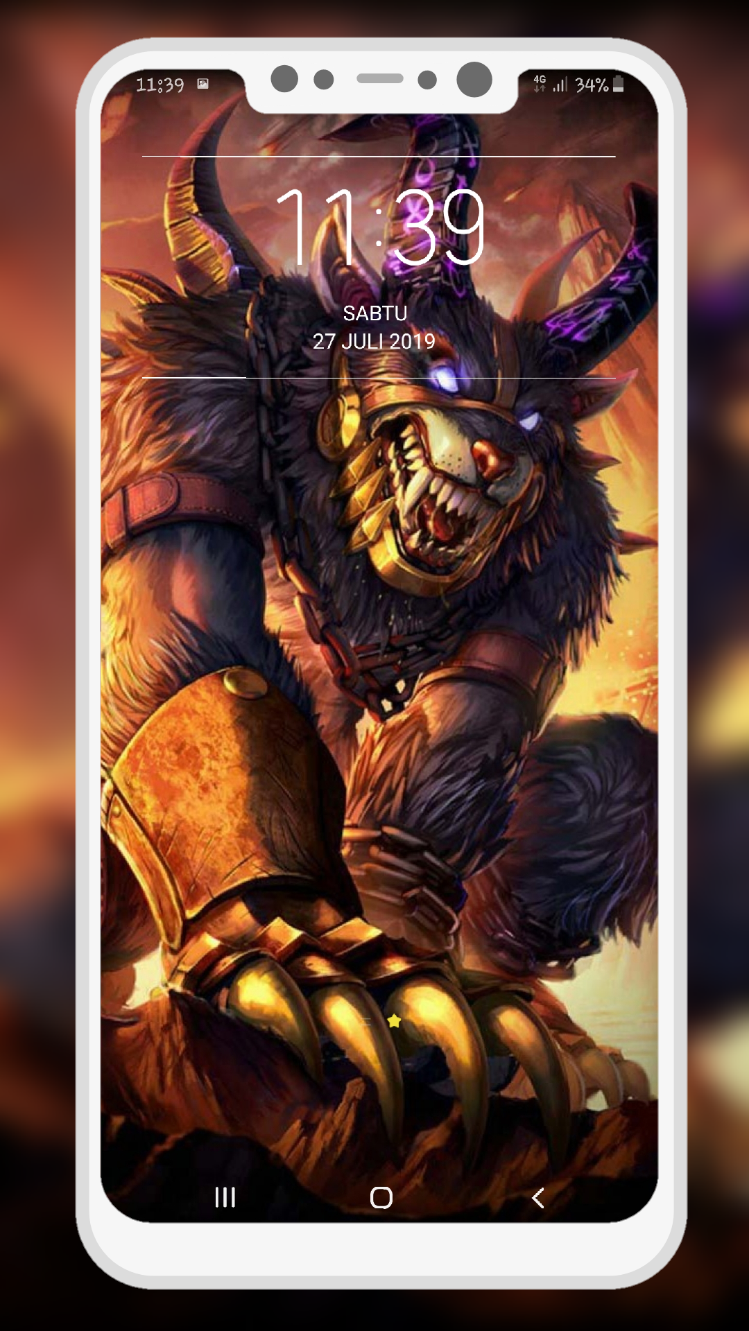 اسکرین شات 5 برنامه Werewolf Wallpaper