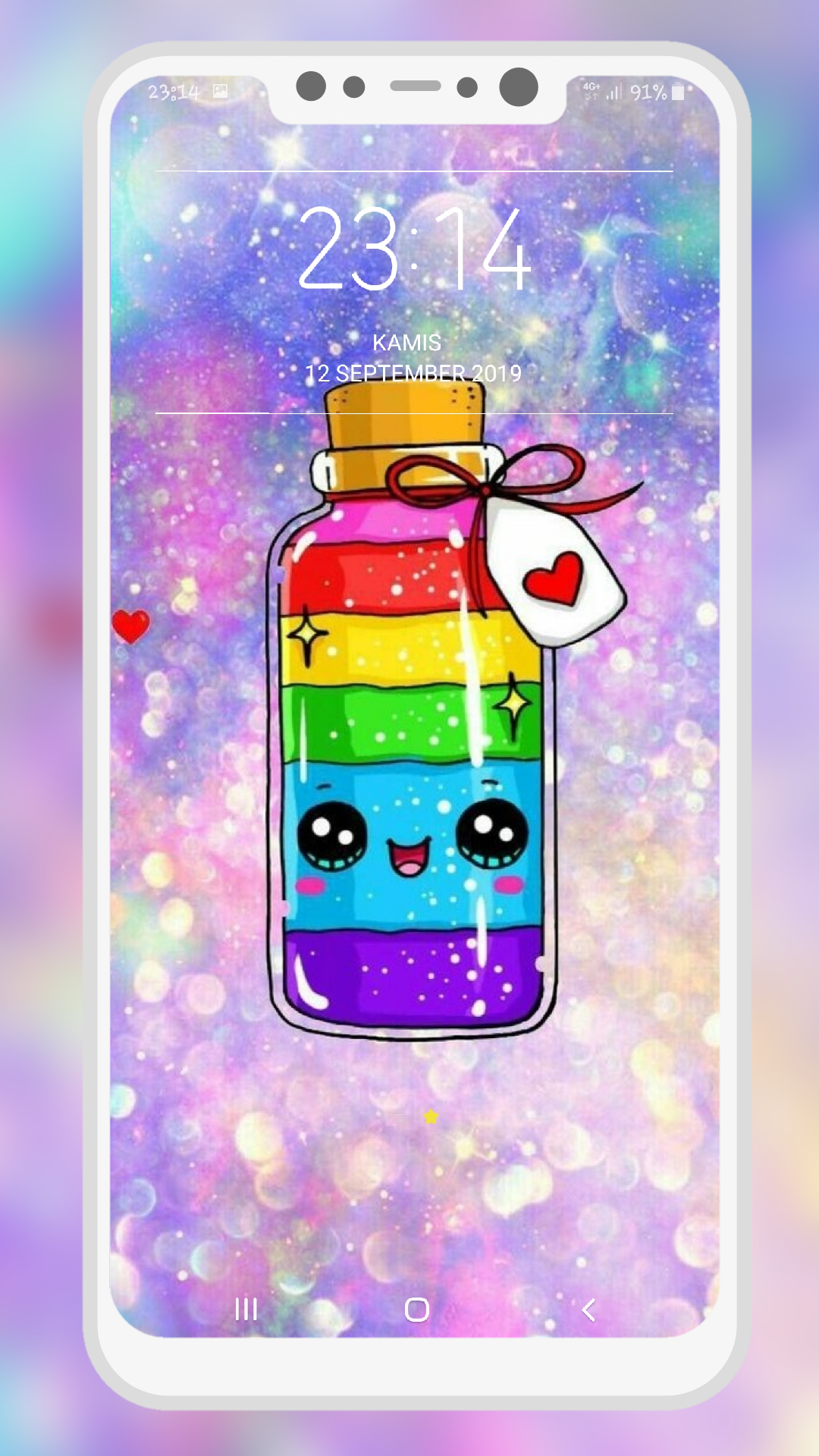اسکرین شات 2 برنامه Kawaii Wallpaper