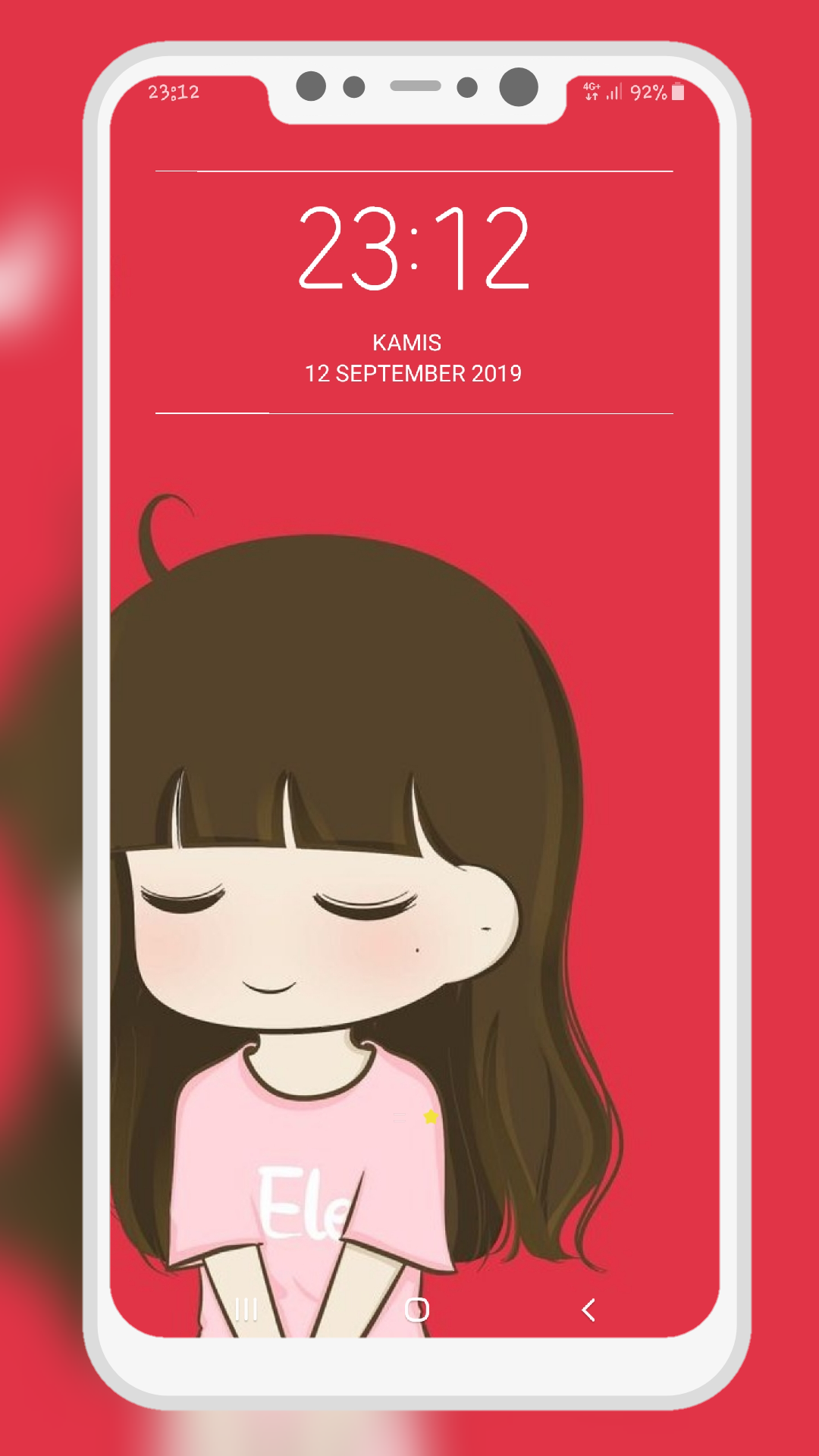 اسکرین شات 6 برنامه Kawaii Wallpaper