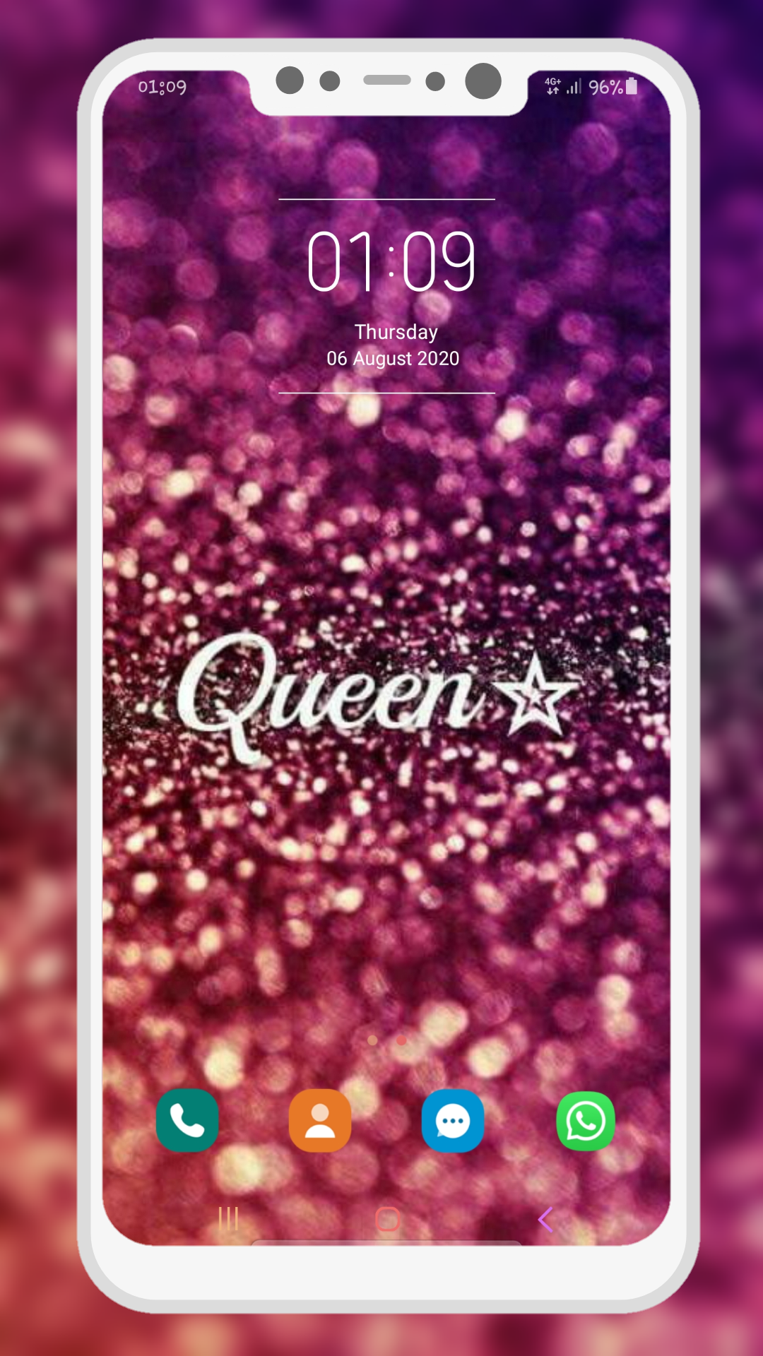 اسکرین شات 2 برنامه Girly Wallpaper