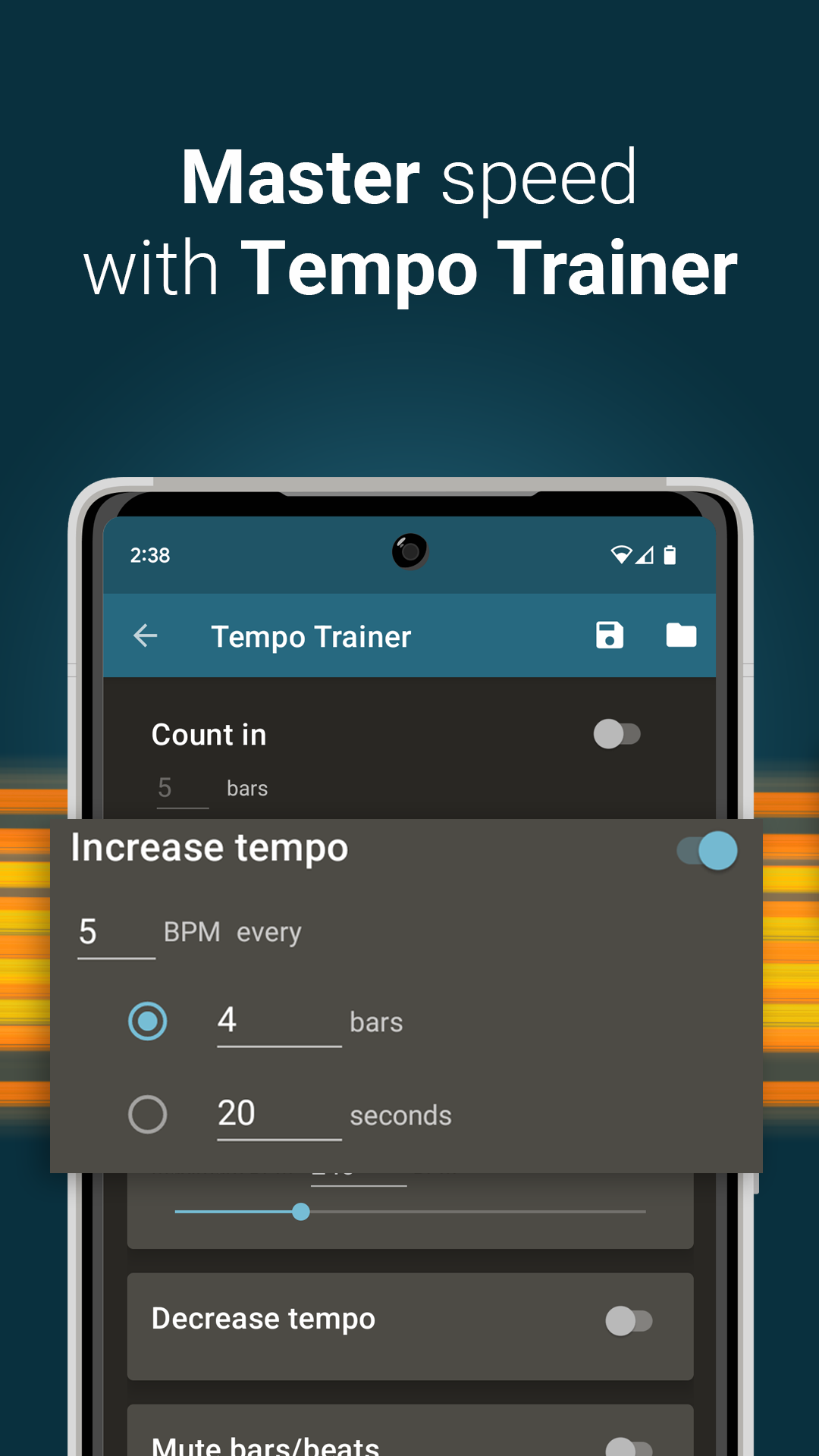 اسکرین شات 5 برنامه Metronome Beats