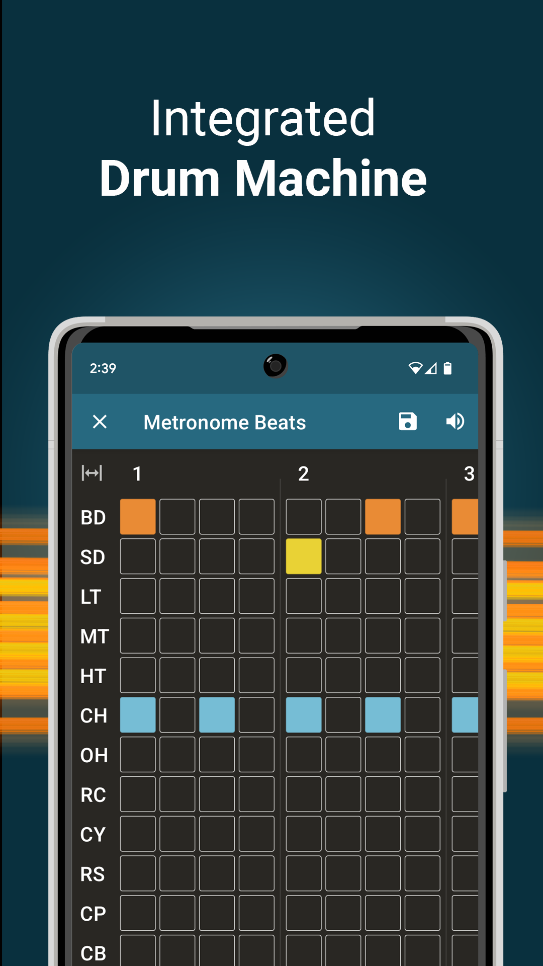 اسکرین شات 7 برنامه Metronome Beats
