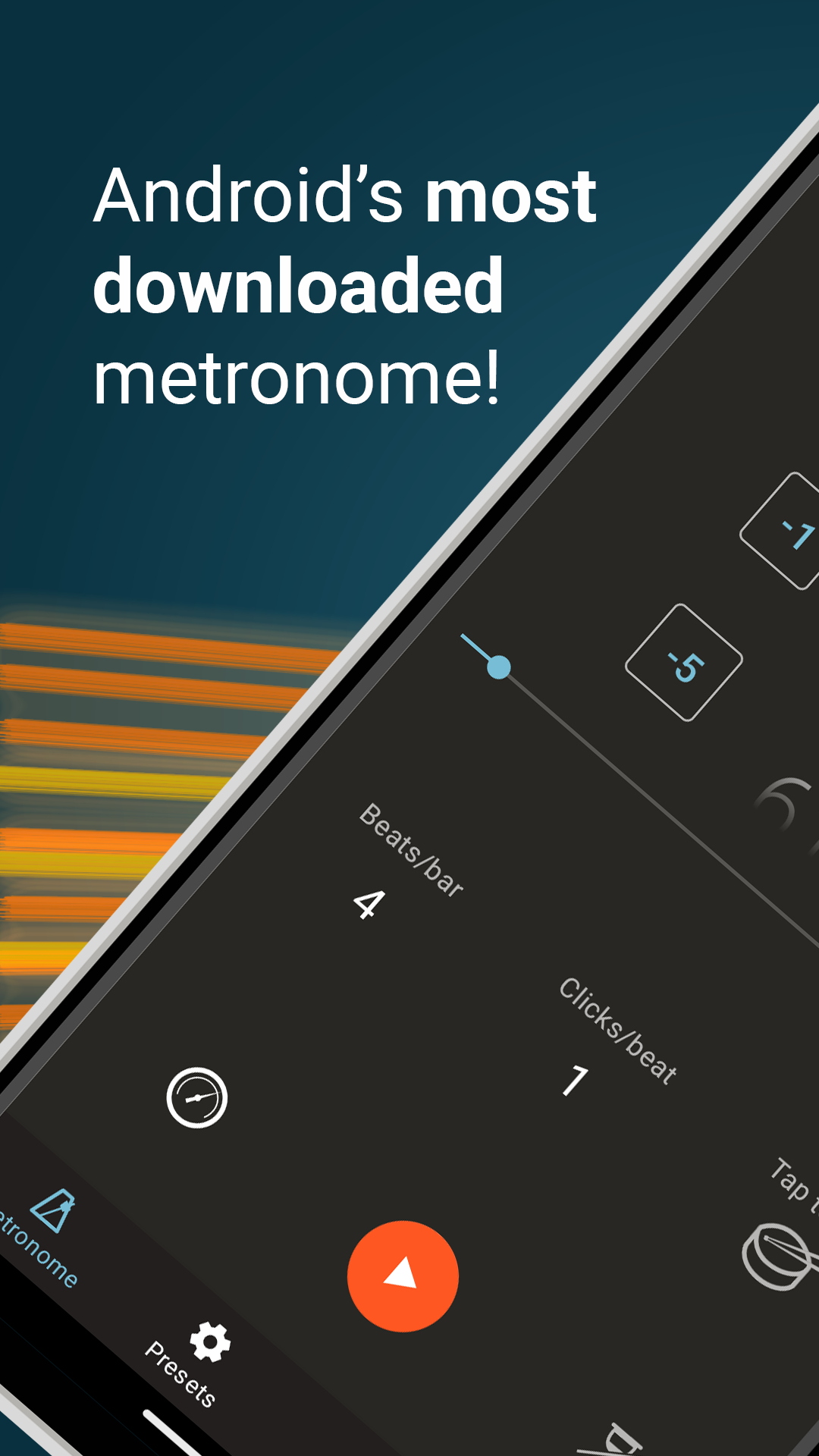 اسکرین شات 1 برنامه Metronome Beats