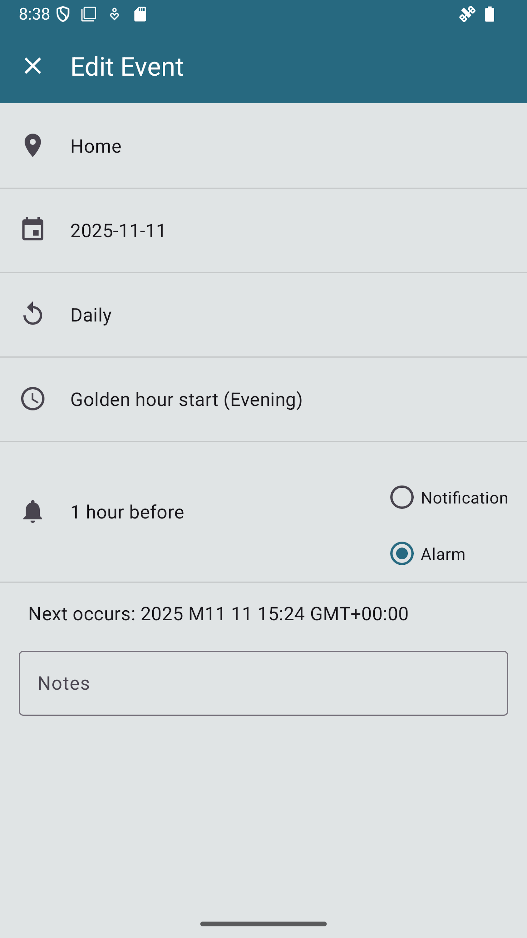 اسکرین شات 7 برنامه Sun Position: Sunrise & Sunset