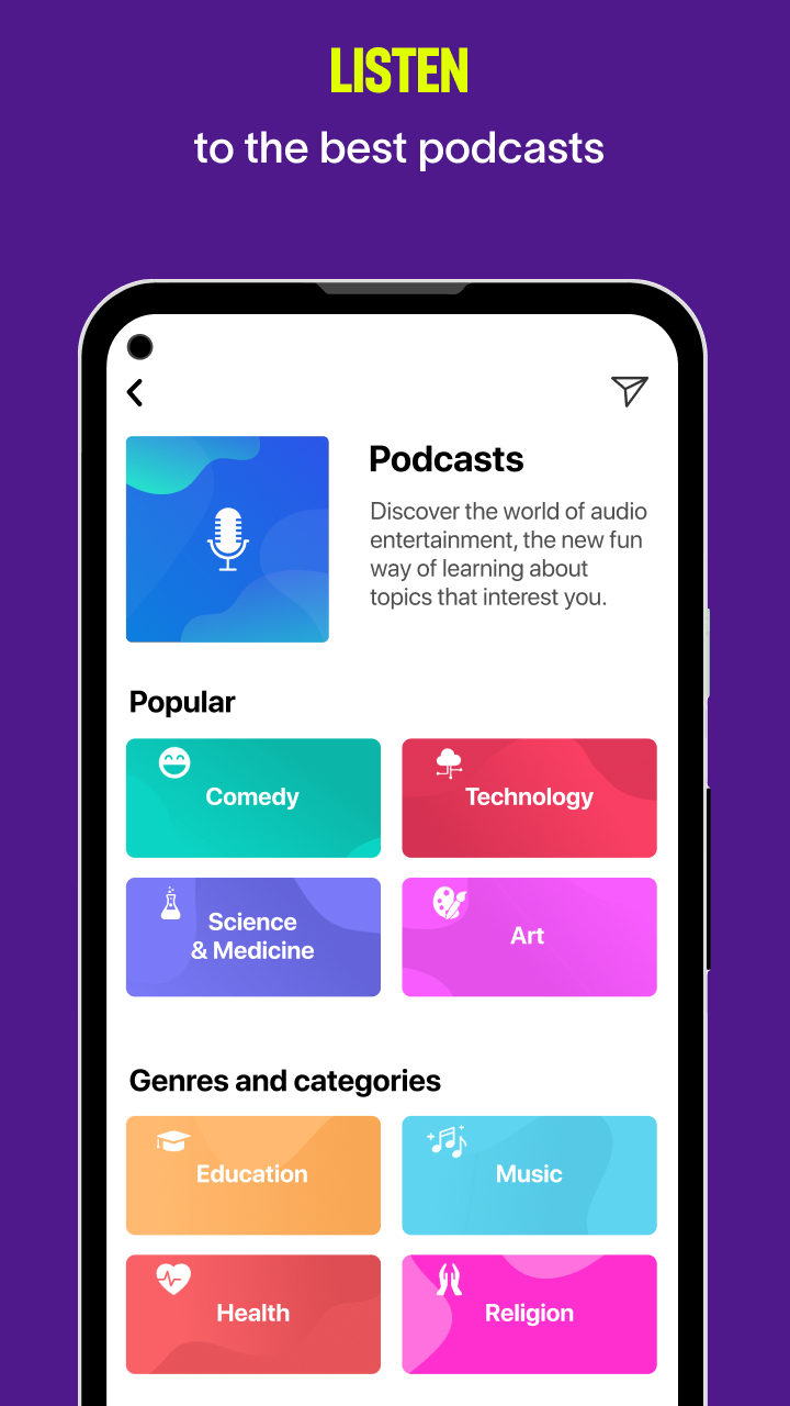 اسکرین شات 8 برنامه Anghami: Play music & Podcasts