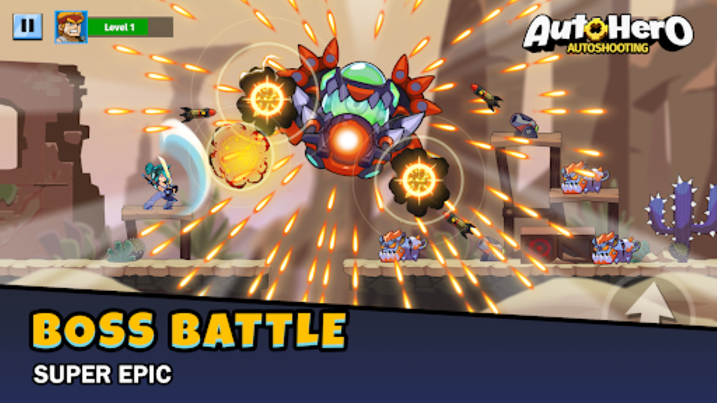 اسکرین شات 3 بازی Auto Hero: Auto-shooting game
